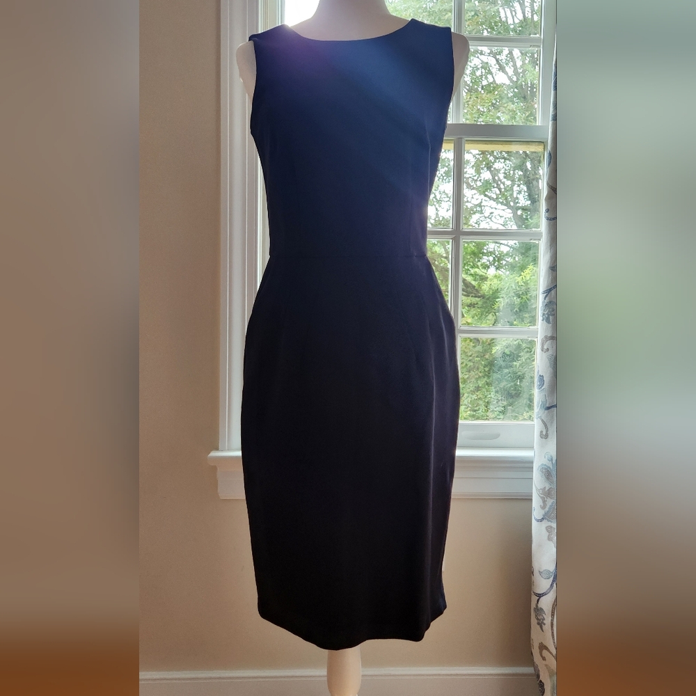 Lands' End black dress size 6